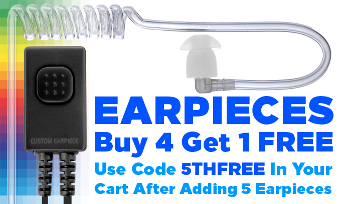 Buy 4 Earpieces Get 1 Free