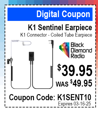 $10 Off a K1 Sentinel Earpiece